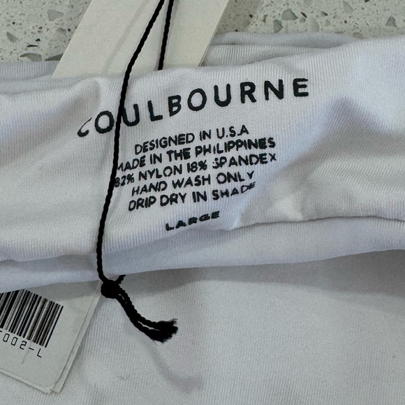 NWT Coulbourne Lucid Top Bandeau Top in White Size Large - Picture 4 of 6
